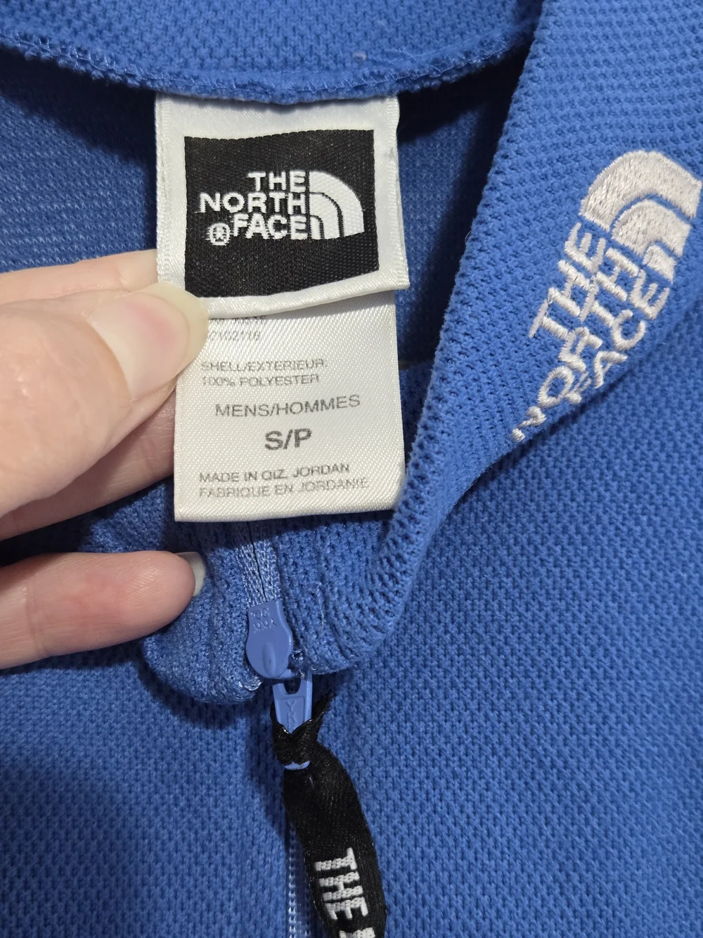 The North Face Men’s Blue 1/4 Zip Pullover‎ Fleece Size Small